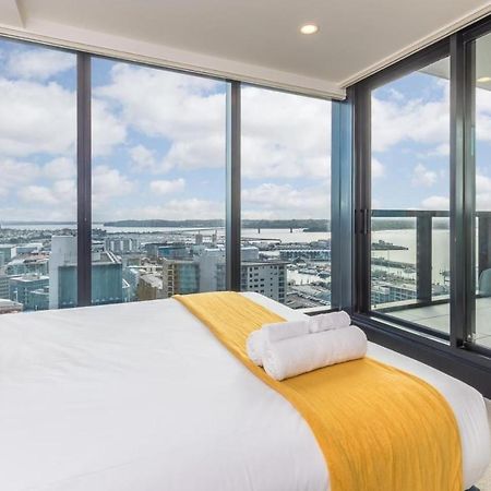 オークランドMagnificent Skytower, Sea, Habour View In Cbdアパートメント エクステリア 写真
