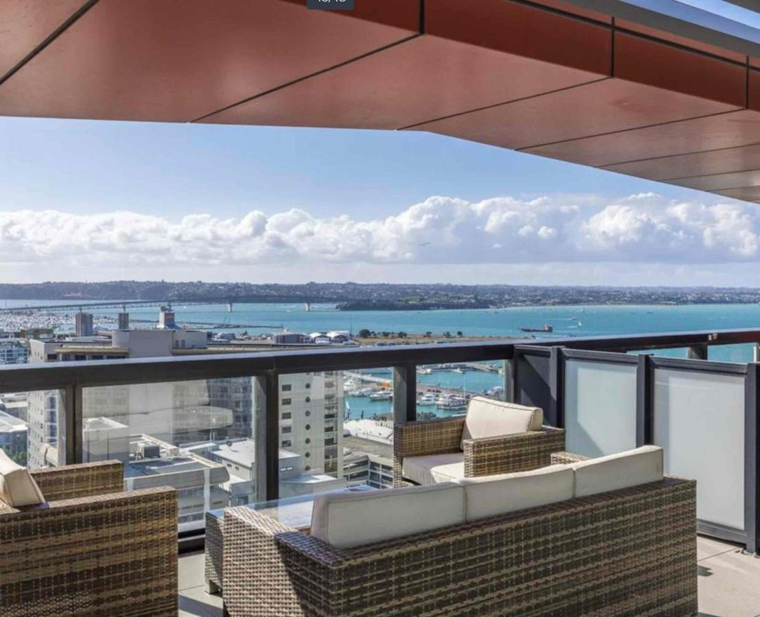 オークランドMagnificent Skytower, Sea, Habour View In Cbdアパートメント エクステリア 写真