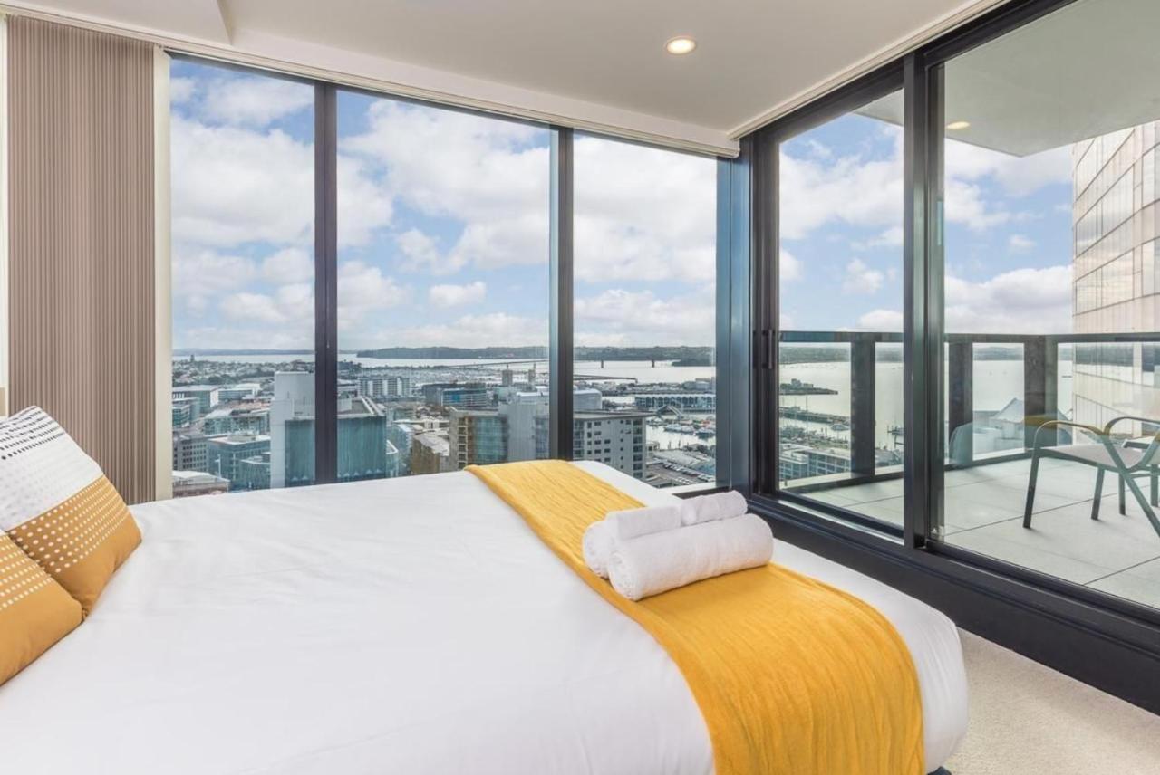 オークランドMagnificent Skytower, Sea, Habour View In Cbdアパートメント エクステリア 写真